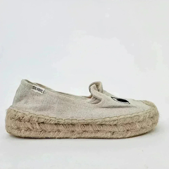 Soludos x Jason Polan Platform Espadrille Panda Flats - 6 - Picture 3 of 10
